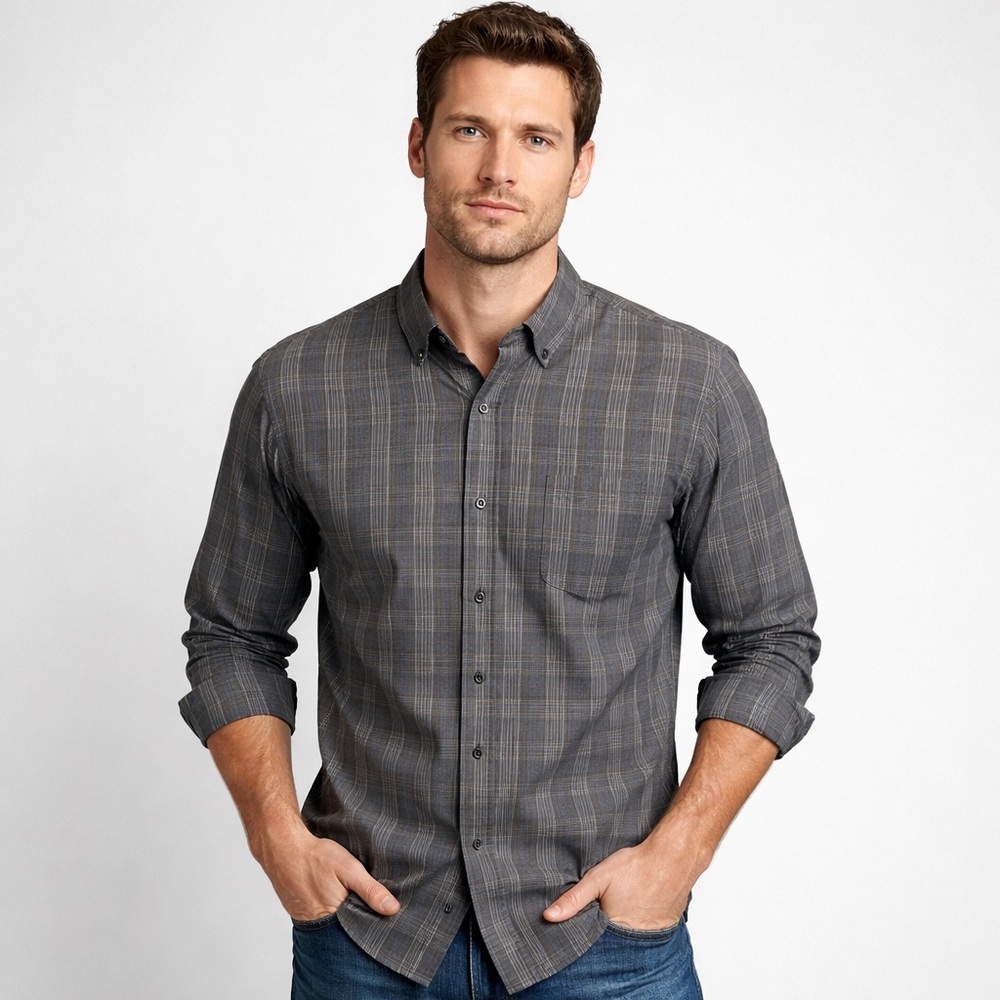 Calvin Klein Men’s Button Down Shirt Casual Medium